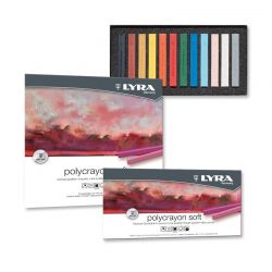 Gessetti Colorati Lyra Polycrayons Soft Conf.12pz.