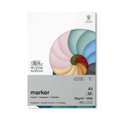 Blocco per Marker Bleedproof Winsor&Newton 75gr. A4