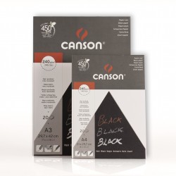 Carta Nera Canson Blocco per Arti Grafiche A3