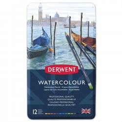 Set 12 Matite da disegno Acquerellabili, Derwent Watercolour