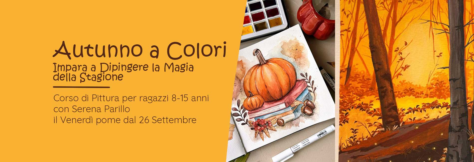 Corso di Pittura per Ragazzi a Settembre