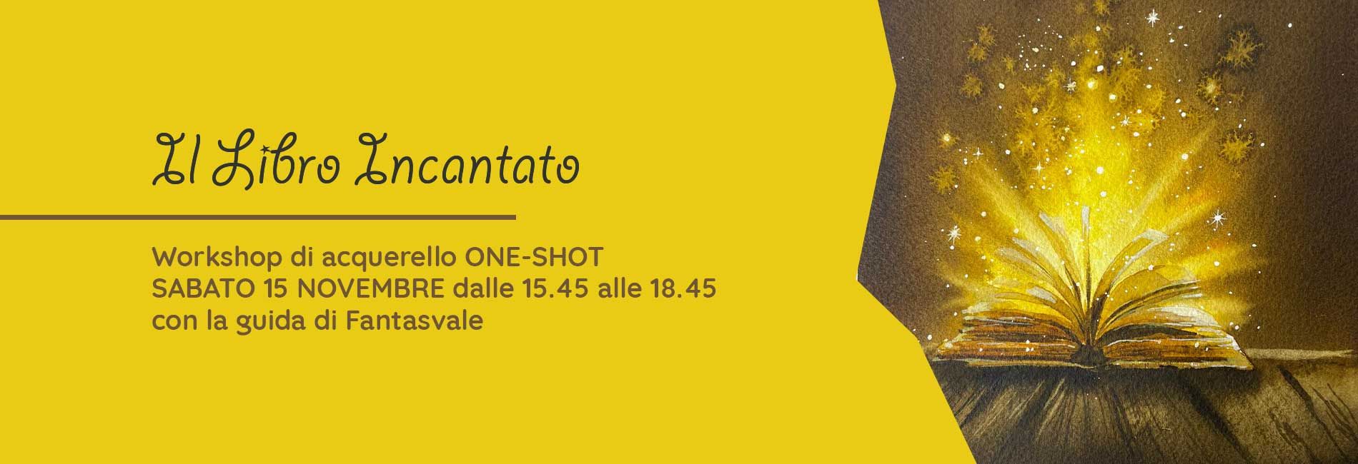 Workshop di Acquerello "Il libro incantato"